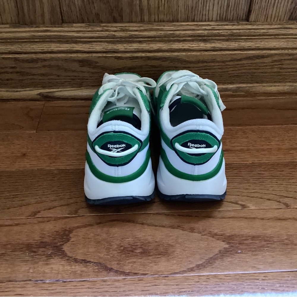 Reebok Green and White Women's Sneakers - Picture 3 of 6